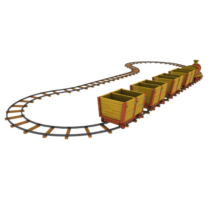 World Fun Attractions-Trains With Track Amusement Rides For Midway | Trains-2